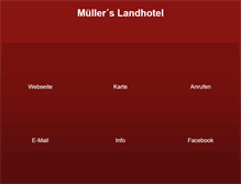 Tablet Screenshot of muellers-landhotel.info